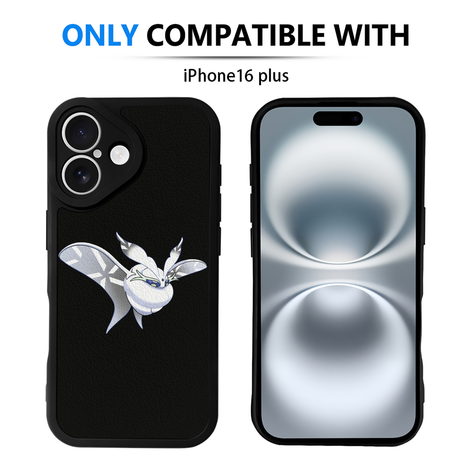 （画像用） ポケットモンスター Pokémon 【iPhone 16シリーズ対応】シリコンスマホケース（レザー調） 材質：シリコン